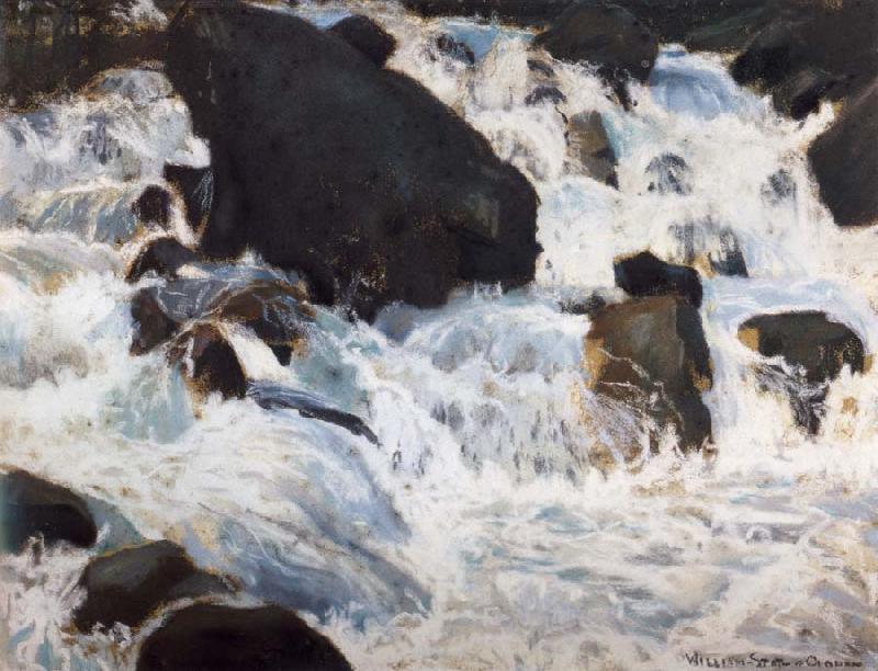 William Stott of Oldham Schwarzer Wasserfall oil painting picture
